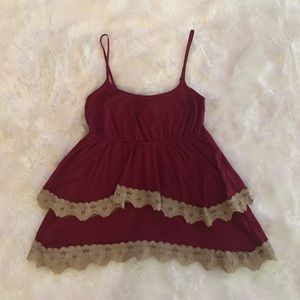 Flowy Maroon Cami